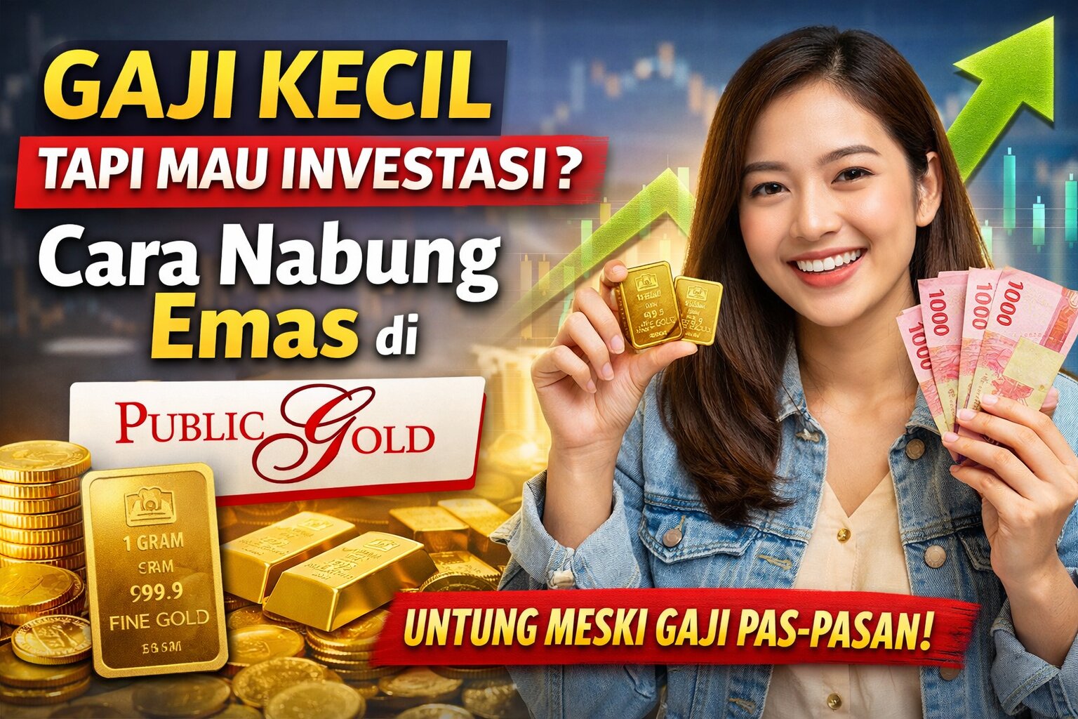 Gaji Kecil Tapi Mau Investasi? Ini Cara Nabung Emas di Public Gold untuk Pemula