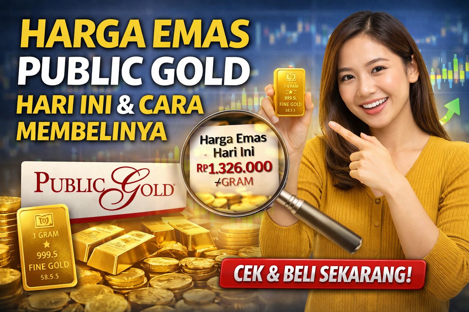 Harga Emas Public Gold Hari Ini & Cara Membelinya (Panduan Lengkap untuk Pemula)
