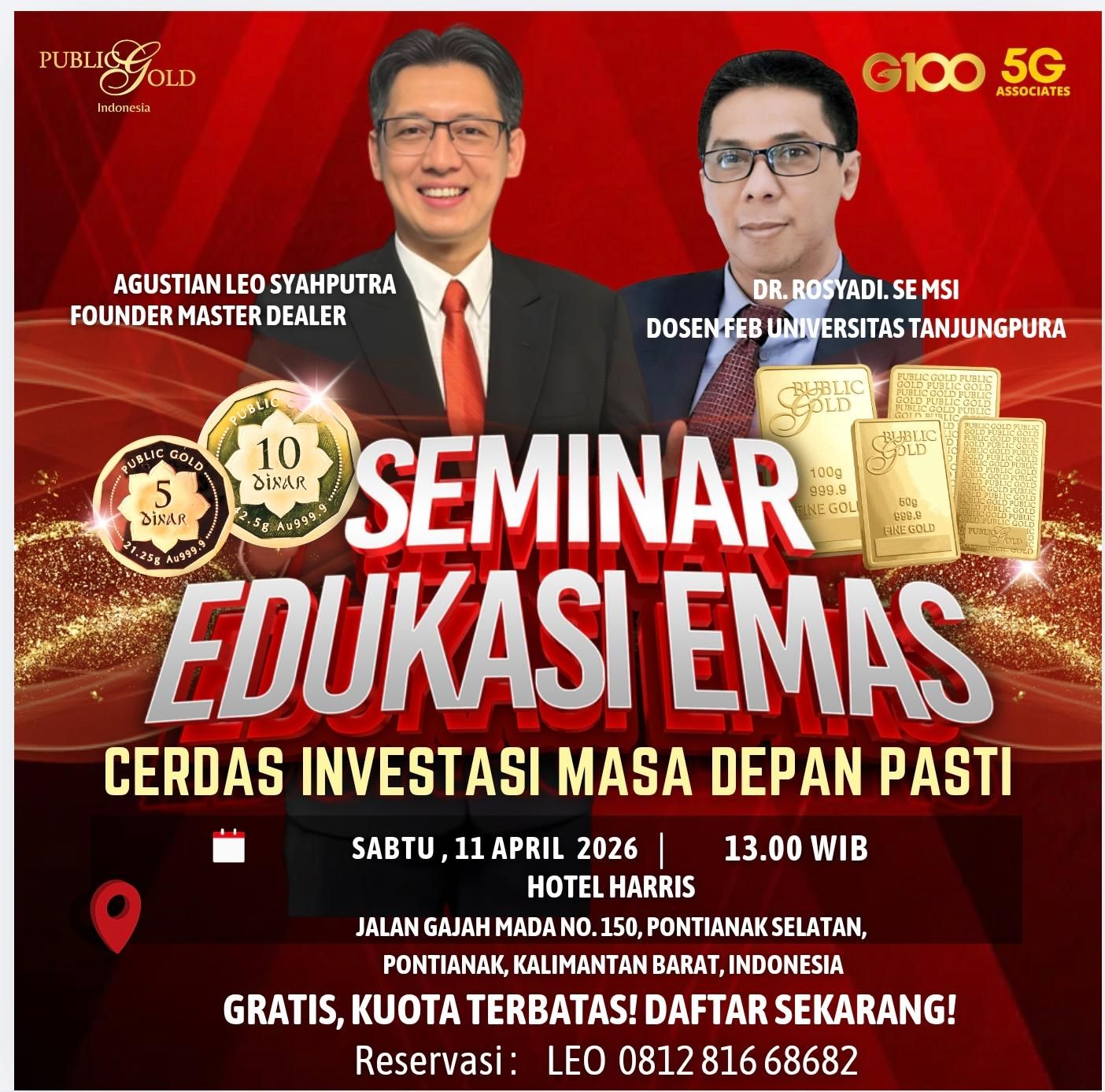 Seminar Edukasi Emas Public Gold Cara Cerdas Investasi untuk Masa Depan Pasti