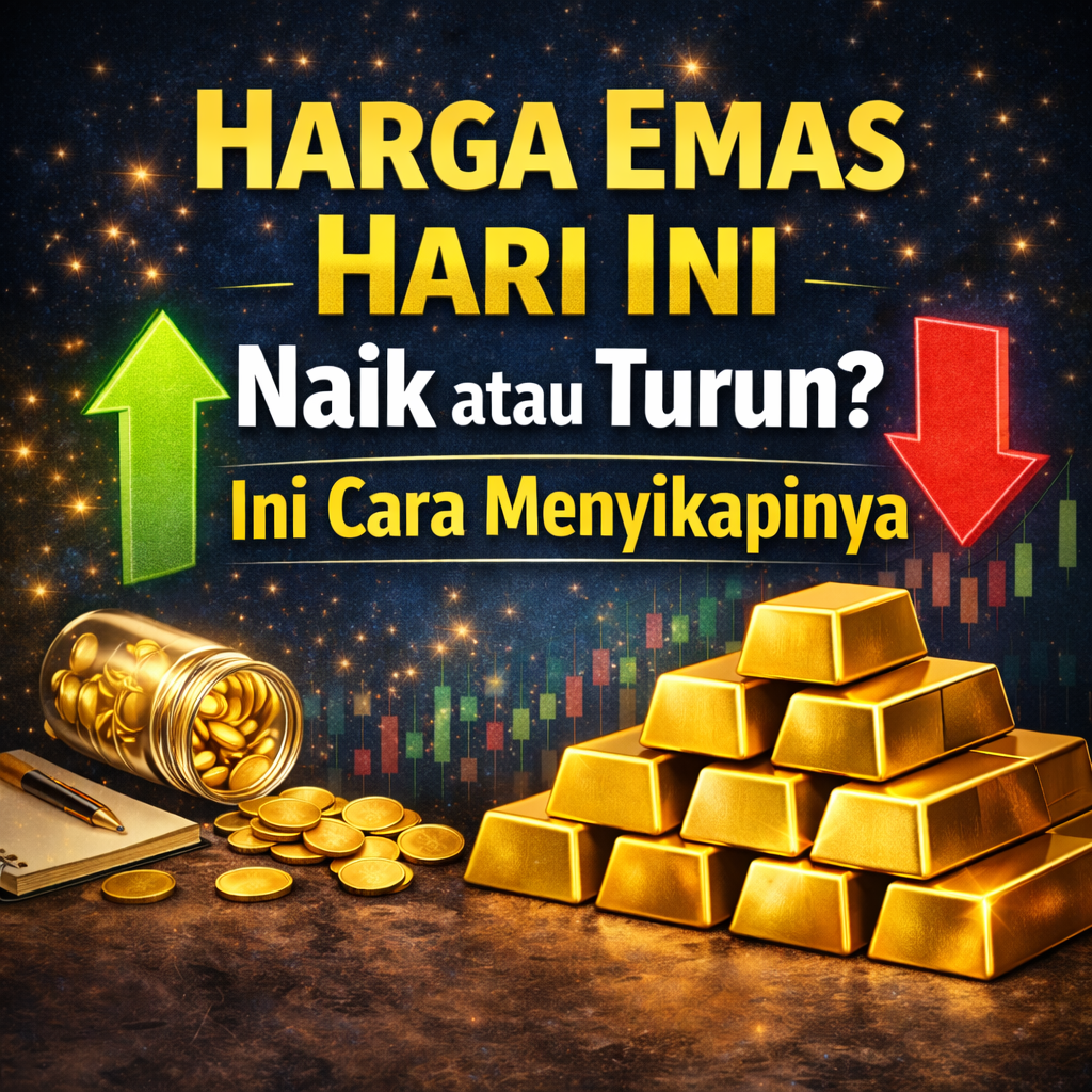Harga Emas Hari Ini Naik atau Turun? Ini Cara Menyikapinya