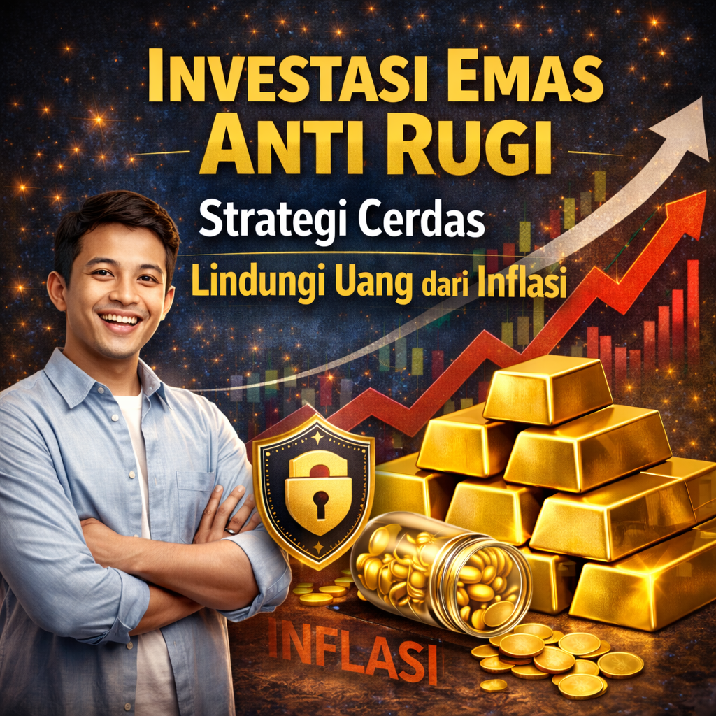 Investasi Emas Anti Rugi, Strategi Cerdas Lindungi Uang dari Inflasi