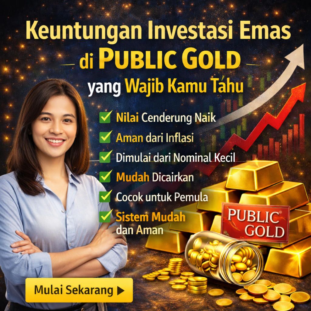 Keuntungan Investasi Emas di Public Gold yang Wajib Kamu Tahu