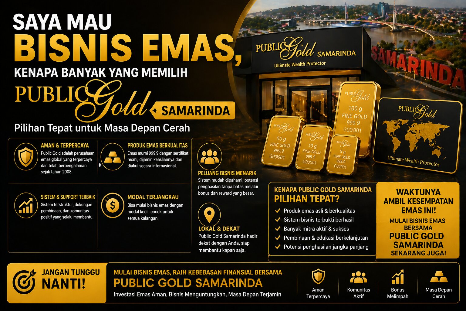 Saya Mau Bisnis Emas, Dimana yang Tepat? Ini Jawaban Terbaiknya